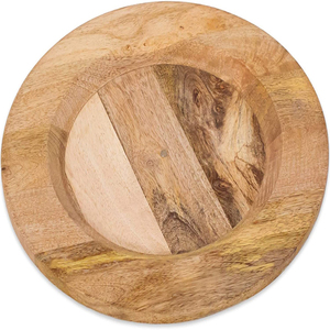 Plaque de chargeur en bois conçue meilleure élégance plaque de chargeur en bois à prix bas vente rapide plaque de chargeur en bois - Product Image 2