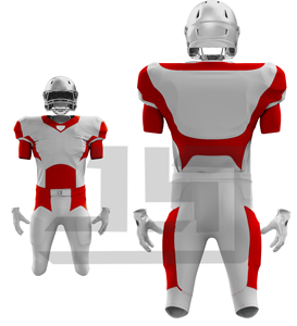 Custom American <b>Football</b> Jersey Pants Uniform Breathable 100% Polyester Quick Dry Plus Size Button Closure Short Sleeve Practice - Product Image 4
