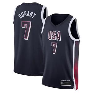 2024 camisetas de baloncesto para hombres 4 Stephen Curry 6 James 5 Anthony Edwards 7 Kevin Durant 14 Anthony Davis Jersey transpirable - Product Image 5