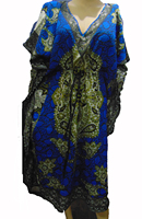 52 "Luxus afrikanische Kaftan Tunika PONCHO mehrfarbige Stickerei benutzer definierte Plus Size Damen Seiden kleid Schal Rayon Freizeit kleid