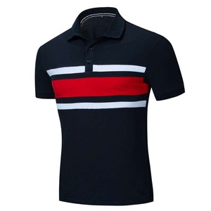 เสื้อโปโลสำหรับผู้ชายเสื้อกอล์ฟแบบเรียบง่ายโลโก้ออกแบบได้ตามต้องการ - Product Image 2