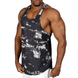 Camiseta Deportiva Sublimada para Hombre, Diseño Personalizado Vintage, Ropa de Gimnasio, Camiseta sin Mangas con Diseño Recortado - Product Image 3