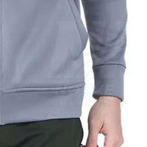 Nouveau style de sweat à capuche décontracté en coton mélangé avec fermeture éclair, best-seller, sweat à capuche de haute qualité avec fermeture éclair en coton et polyester - Product Image 5
