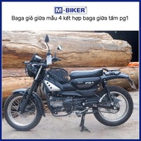 Sacs à bagages pour moto Mbiker PG1, porte-bagages - Installation simple, pas de perçage requis, capacité de charge de 10 à 15 kg, matériau Oxford, 45 L