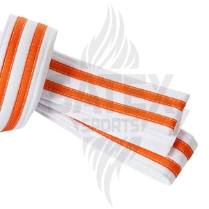 เข็มขัดคาราเต้แบบถักลายมุก คุณภาพสูง สำหรับผู้ใหญ่ 男女  พร้อมโลโก้สั่งทำ - Product Image 5