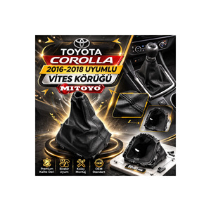 Funda de Piel para Palanca de Cambios con Carcasa, Compatible con Toyota Corolla 2016-2018, OEM 58808-02540C3, para FJ Cruiser Automático - Product Image 1