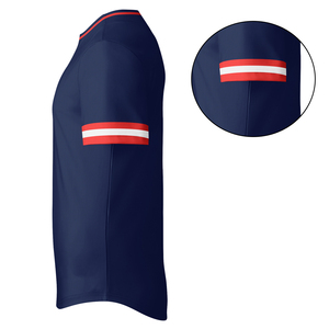 Camiseta de béisbol con logotipo personalizado, camiseta de manga corta transpirable de secado rápido de alta calidad, estilo informal, camiseta con número de equipo, ropa deportiva - Product Image 6