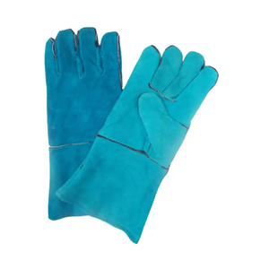 Nuevos guantes de soldadura de cuero de vaca OEM, Palma de pistola, tamaño mediano y grande, OEM, venta al por mayor, guantes de cuero mecánicos personalizados para hombres - Product Image 5