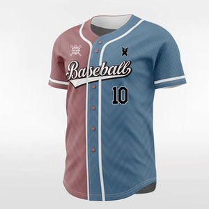 Maillot de baseball en gros pour hommes avec coutures durables - Product Image 5