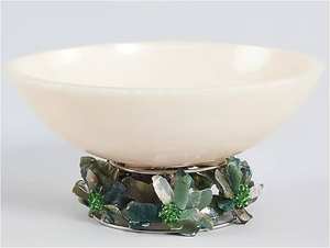 Classic Resin Serving Bowl for Home Hotel Restaurants Tabletop Dinnerware White & <b>Green</b> <b>Color</b> Modern Design Fruits Serving Bowls - Product Image 2
