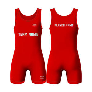 Nouveaux costumes de lutte confortables pour hommes Singlet de lutte sur mesure Design cool Singlets de lutte respirant Design personnalisé - Product Image 4