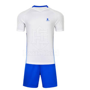 Uniformes de fútbol hechos a medida 2024, su propio diseño, camiseta y pantalones cortos de sublimación, ropa de fútbol Premium - Product Image 1