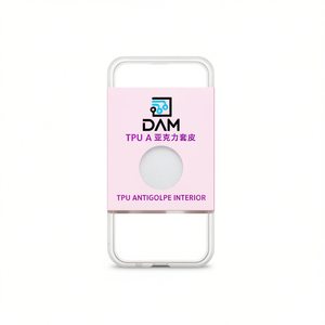 Étui transparent en acrylique et TPU DAM pour iPhone 12 6,1 pouces avec protection antichoc intérieure - Product Image 2
