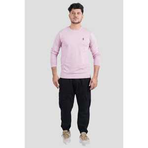 Premium Quality <b>Men's</b> Slim Fit Full <b>Sleeve</b> 100% Cotton T-<b>Shirt</b> with Logo Made in India - Product Image 1