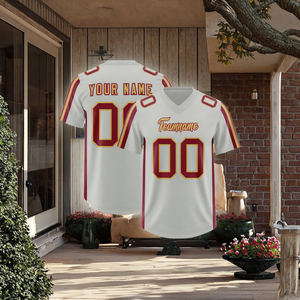 Camiseta de Fútbol Americano de Las Vegas para Hombre, al por Mayor, de Spandex/Algodón/Fibra de Bambú, de Secado Rápido, con Lentejuelas Bordadas, Personalizable, para Todas las Temporadas - Product Image 4