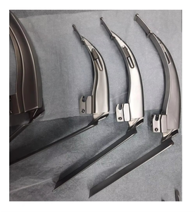 Juego de instrumentos de laringoscopio de 4 cuchillas de la mejor calidad Instrumentos quirúrgicos para orejas, ojos, nariz y garganta Fibra óptica Macintosh - Product Image 5