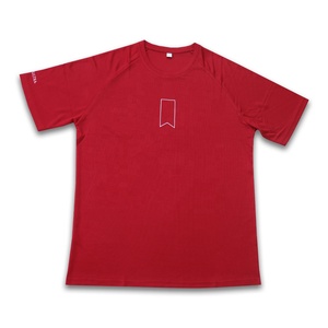 Venta al por mayor de camisetas en blanco personalizado 100% poliéster camiseta de impresión de logotipo para hombres camisetas lisas impresas blanco negro camiseta - Product Image 5