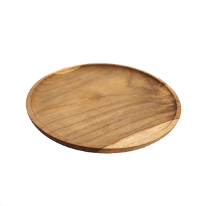 Assiettes à dîner en bois d'acacia pour Dessert, soucoupe ronde, assiettes de chargeur rondes en bois d'acacia, vente en gros - Product Image 3