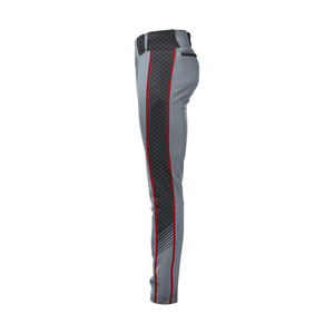 Pantalones de béisbol de longitud completa Color gris Durable Transpirable Poliéster Pantalones atléticos para entrenamiento de equipos de adultos y ropa de juego - Product Image 6