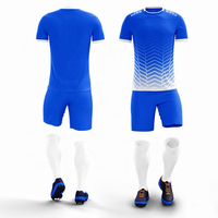 Ensembles d'uniformes de football personnalisés 100 % polyester imprimés par transfert thermique, maillots France Argentine anti-humidité, design Messi de haute qualité