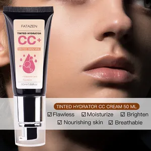 Private Label Liquid CC Cream Whitening Moisturizing Cosmetics Foundation Concealer Color Control Tinted Hydrater BB & CC Cream