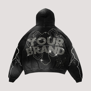 Survêtement de sport respirant grande taille pour homme, coupe ajustée, en molleton réversible, séchage rapide, 100 % coton, avec logo personnalisé, vente en gros - Product Image 4