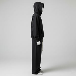 Conjunto Deportivo Transpirable de Invierno, Pantalones Deportivos, Sudadera con Capucha Unisex, Conjunto de Jogger para Hombre, 100% Algodón - Product Image 4