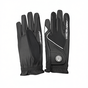 OEM Synthetic Leather Winter Outdoor Men's Equestrian Riding Gloves Non-Slip Adjustable Wrist <b>Strap</b> Hook Loop Closure Comfort - Product Image 4