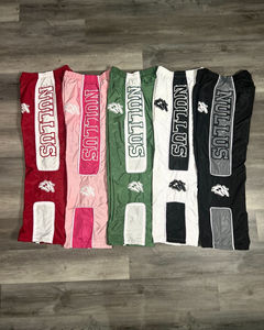 กางเกงวอร์มขาบานสำหรับผู้ชายกางเกงวอร์มผ้าฝ้ายฝรั่งเศสแบบปรับแต่งได้สำหรับวิ่งออกกำลังกายแบบมีซิปรูดแบบลำลอง - Product Image 4