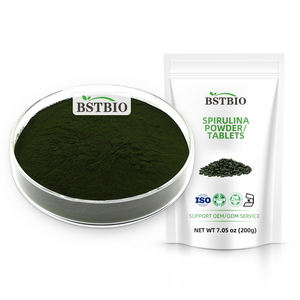 BSTBIO toptan toplu gıda/yem sınıfı yeşil organik Spirulina tozu - Product Image 2