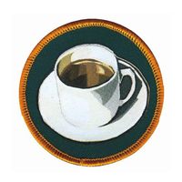 Fer en gros sur boy scouts tissé patch colorant personnalisé sous-imprimé patchs