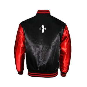 Nueva chaqueta de invierno con logotipo personalizado más vendida 100% poliéster transpirable cuello acanalado chaqueta universitaria de ATLANTIC - Product Image 6