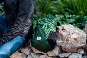 NPOT Daypack Hiking, ransel tahan air ringan dapat dikemas untuk perjalanan berkemah luar ruangan