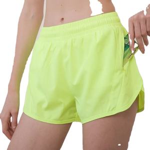 Shorts Deportivos de Cintura Alta para Mujer, Transpirables, de Secado Rápido, con Bolsillos, para Yoga, Running, Gimnasio, Compresión - Product Image 5