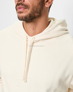 Sudadera con Capucha Beige de Algodón y Poliéster Premium Personalizable, Pedidos al por Mayor, Opciones de Impresión de Logotipo Bordado, Personalizada, Lisa Teñida para Invierno - Product Image 5