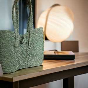 กระเป๋าถือผู้หญิงทำมืออเนกประสงค์ลายหญ้าทะเลทำด้วยมือเป็นมิตรต่อสิ่งแวดล้อม - Product Image 5