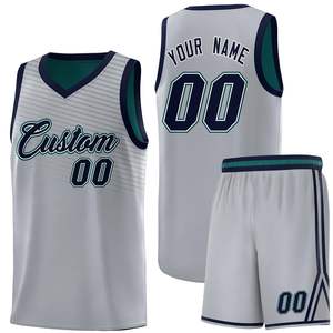 Nouvel arrivage d'uniformes de basket-ball pour jeunes uniformes d'entraînement de basket-ball réversibles pour enfants - Product Image 6