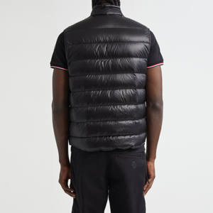 Vente en gros Gilet bouffant à bulles décontracté Veste d'hiver matelassée sans manches chaude pour homme avec logo personnalisé accepté - Product Image 2