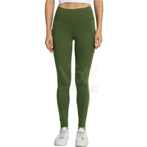 เลกกิ้งเอวยางยืดสำหรับผู้หญิงเลกกิ้งเล่นโยคะบริการยิม - Product Image 1