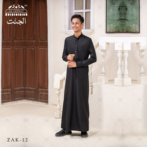 2025 Top vente en gros Jubbah nouveau style de vêtements islamiques saoudien arabe Jubbah Thobe pour hommes musulmans OEM ODM entretenu - Product Image 4