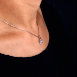 Colgante de Diamantes Cultivados en Laboratorio de 2.4ct, Corte Redondo, Diseño Personalizado, Claridad VS, Color EF, Joyería Fina de Lujo en Oro de 14K para Mujer - Product Image 3