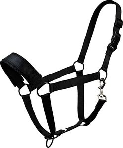 Licou de cheval personnalisé de haute qualité, collier de tête de cheval 100% Polyester, fausse fourrure Durable - Product Image 1