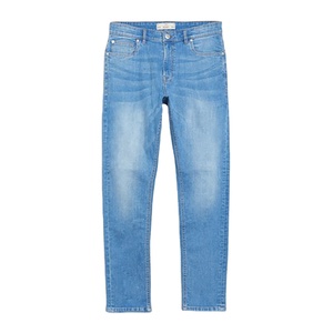 กางเกงยีนส์ซักของผู้ชายอินเทรนด์กางเกงยีนส์สีทึบกางเกงยีนส์ซักได้สำหรับผู้ชาย100% - Product Image 6