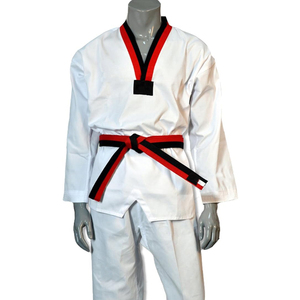 Uniformes de entrenamiento de Taekwondo de algodón con estilo, personalizables con logotipo, hechos a pedido, ropa de artes marciales, novedad de 2025 - Product Image 3