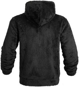 Unisex Heavyweight Fleece <b>Faux</b> <b>Fur</b> Hood Zip up Jacket Custom Manufacturer's Printed Oversized Pullover <b>for</b> <b>Men</b> Women - Product Image 4