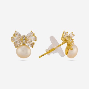 Pendientes de Moda Vintage 193030 de Acero Inoxidable y Plástico, Estilo Religioso, con Forma de Concha y Mariposa, Tipo Aro para Fiestas - Product Image 4