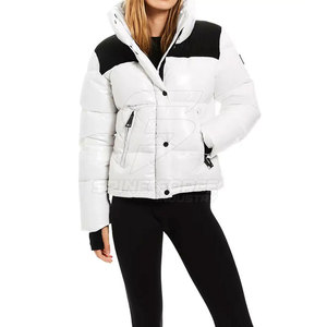 Veste d'hiver matelassée pour femme grande taille 2025 OEM, de qualité supérieure, manches longues, respirante, doublure en nylon écologique, col montant - Product Image 1