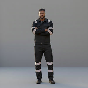 Combinaison de travail industrielle confortable et fiable, combinaison de travail de couleur vive adaptée à la force de travail industrielle, combinaison de travail haute visibilité - Product Image 2