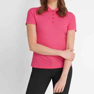 Polos bordados de verano para mujer, camisa de manga corta, Top informal para hombre, Polo ligero transpirable, venta al por mayor - Product Image 6
