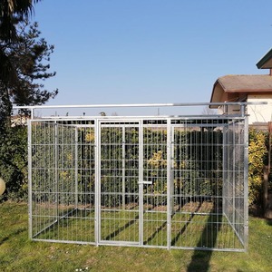 300X300 X altezza 180 cm di copertura in rete zincata per attrezzatura da addestramento con rivestimento in zinco per cani - Product Image 1